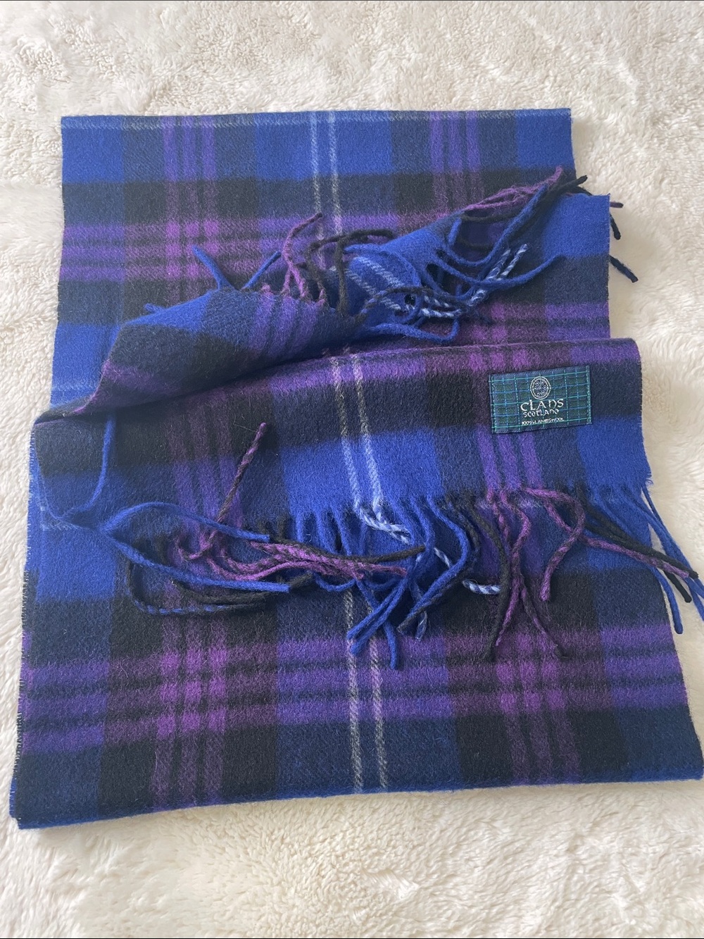 Clans Scotland 100% Lambswool Scarf